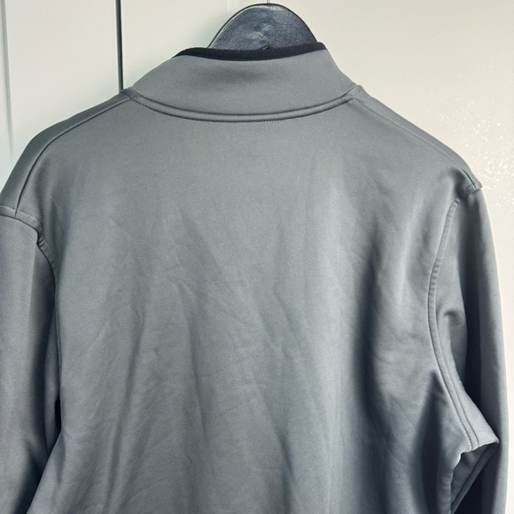 Under Armour Cold Gear Gray 1/2 Zip Men's Fleece Pullover 1357145 Size Large - Picture 2 of 7